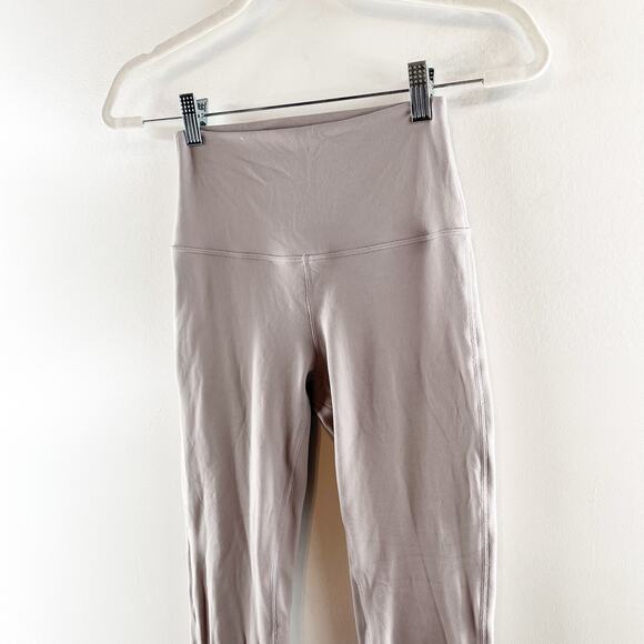 Lululemon Align Pull On High Waisted Leggings Pant II 25" Dark Chrome Gray 4 - Picture 5 of 10
